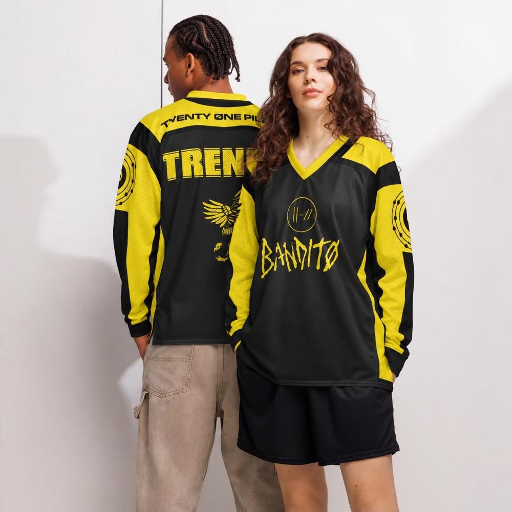 Street Fashion Y2K - Camiseta Unissex Esportiva da Banda Twenty
