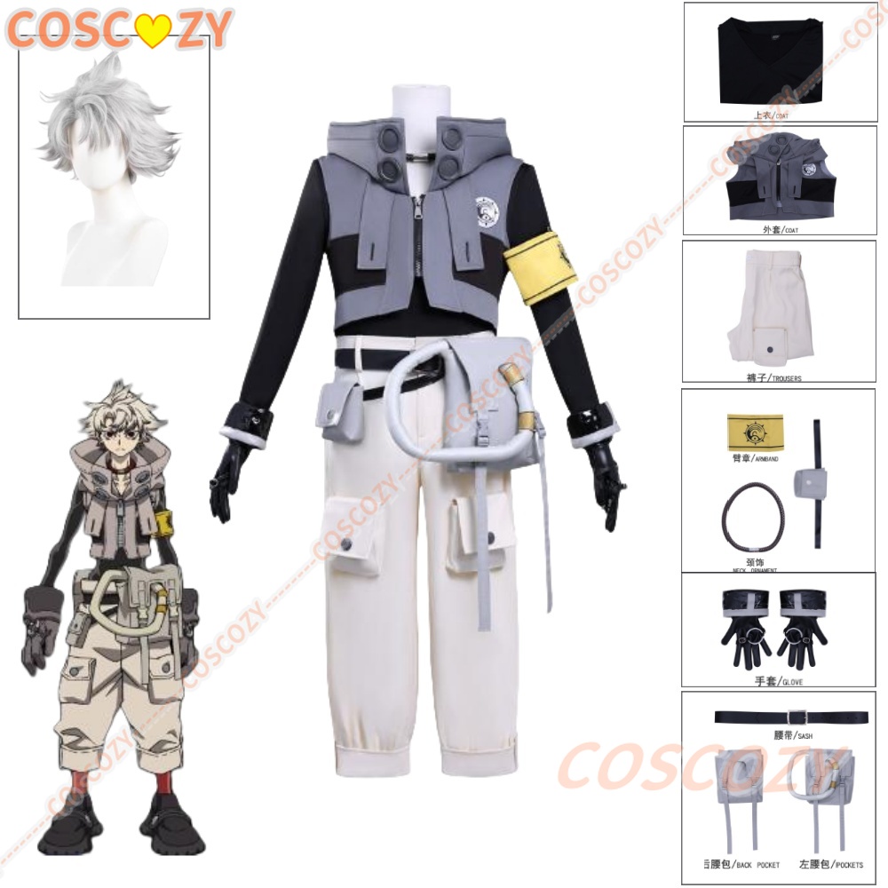 Street Fashion Y2K - Rudo novo anime gachiakuuta cosplay traje