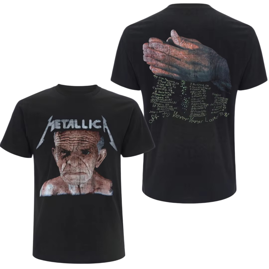 2026 METALLICA - Camiseta com  - Street Fashion For Short Guys avaliação e preço